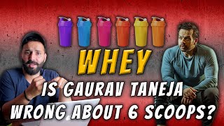 @fitmuscletv4536 @FlyingBeast320 is having 6 scoops of whey  daily in navratri. Is this wrong??