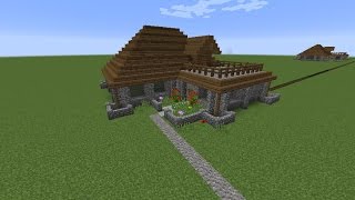 Minecraft Build Tutorial: How to Build A Cozy Cobblestone House Tutorial