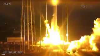 Antares launch explosion CRS-3 (Взрыв ракеты Антарес) США   October 28, 2014   Full HD