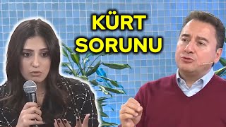 Kürt seyirci Ali Babacan'a Kürt meselesini sordu. Babacan böyle yanıt verdi