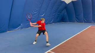 Matthew Overvelde College Tennis Recruiting Video - Fall of 2023