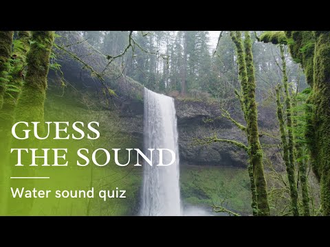 What is the sound of water called?