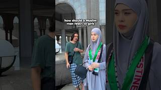 Muslim man reaction to girl