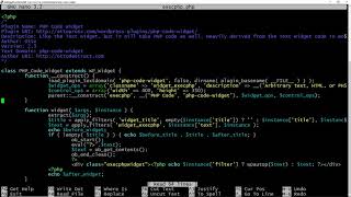 Troubleshooting PHP Code Widget Errors