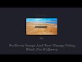 How To Create On Hover Image And Text Change Using #html, #css & jQuery??