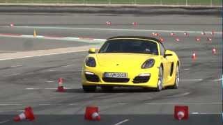 Porsche Boxter S - Slalom Test Drive