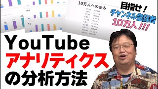 目指せ！チャンネル登録者数10万人 YouTube アナリティクスの分析方法を岡田斗司夫が解説【オタキング切り抜き】