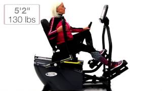 PhysioStep MDX  - RXT-1000 MDX Recumbent Elliptical Cross Trainer by HCI Fitness