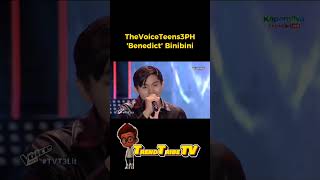 TheVoiceTeens3PH | Blind Auditions | Binibini | Benedict #shorts #shortsfeed