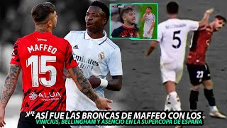 Así FUE la BRONCA de VINICIUS, BELLINGHAN y ASENCIO con MAFFEO en l SUPERCOPA de ESPAÑA