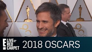 Gael Garcia Bernal Talks "Remember Me" at Oscars 2018 | E! Red Carpet & Award Shows