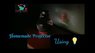 #Homemadeprojector/How to make Projector using bulb in 2 Minutes