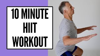 10 Min. HIIT Workout with Low Back Pain, or Neck Pain.