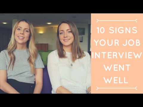 Signs Your Interview Went Well Signs Your Interview Went Well
