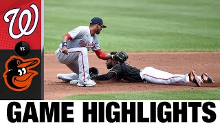 Nationals vs. Orioles Game Highlights (7/25/21) | MLB Highlights