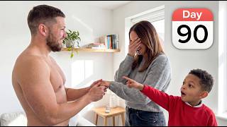 He Got Fit in 90 Days To Surprise His Family