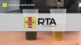 Purger votre liquide de freins, à faire tous les deux ans. RTA vous explique tout !