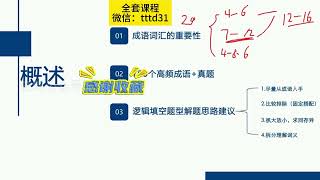 2023柳岩高频成语解析班+刷题班，高频成语辨析（全套课11集）