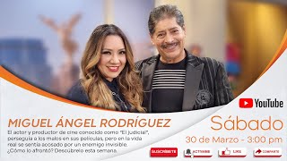 Entrevista con el actor Miguel Ángel Rodríguez - El Judicial | Nadia Música | Vive Más Tv