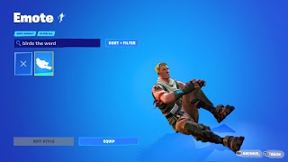 how to use peter griffin emote on ALL skins..!