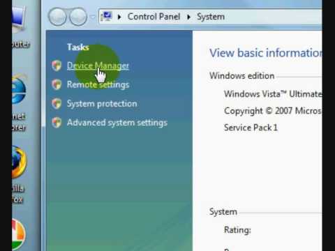 How to access device manager in Windows Vista How to access device manager in Windows Vista