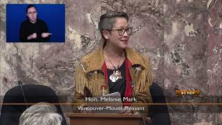 Melanie Mark, MLA Vancouver Mount Pleasant, last speech February 22, 2023