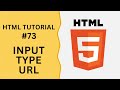 HTML Tutorial #73 - Input Type URL in HTML Form