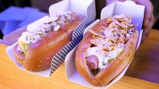 푸드트럭 핫도그 3종 (데리야끼, 고구마, 치즈갈릭) - 한국 길거리음식 / Food truck Hot dogs - Korean street food