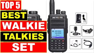 BEST Long Range Walkie Talkies Set In 2025 - Top 5 Best Walkie Talkie for Long Distance