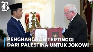 Presiden Jokowi Terima Medal of Honour dari Palestina