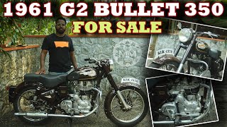 1961 VINTAGE ROYAL ENFIELD G2 BULLET 350 FOR SALE