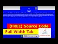 Ep4 - Full Width Tab Source Code - Javascript