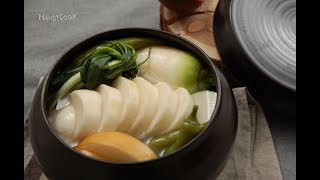 トンチミ(大根の水キムチ/동치미)_韓国料理レシピ(일어자막)JP ver.