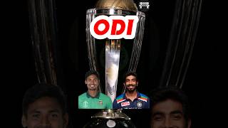 Jasprit Bumrah vs Mustafizur Rahman in ODI Cricket 🏏 #shorts #cricket #youtubeshorts