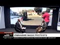 Zimbabwe's mass protests with Trust Ndlovu