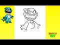 how to draw maggie mako nightmare critters drawing poppy playtime chapter 4