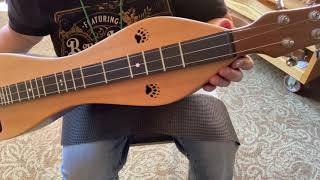 FolkRoots® H Series Walnut Spruce Ebony Mountain Dulcimer