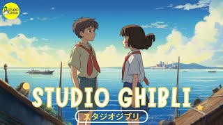 Studio Ghibli Playlist (2 Hour of Relaxing Studio Ghibli Piano)🍑