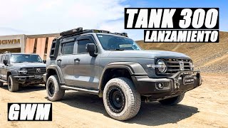 LAUNCH / NEW GWM TANK 300 / 8AT - 4X4 / 233 HP - 387 NM OF TORQUE