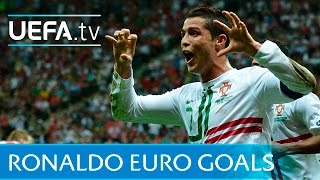 Cristiano Ronaldo: Watch all of his EURO goals!