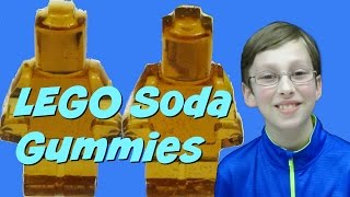 How To Make LEGO Gummy Candy With Coke & Orange Crush Soda | CollinTV