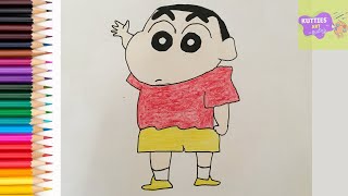 Shin Chan வரையலாம்/ Tamil video with step by step instructions for kids/how to draw shin Chan