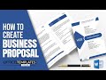 How to Create Proposal for Business in MS Word | Business Proposal Design