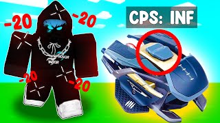 I secretly used INFINITE CPS in Roblox Bedwars..