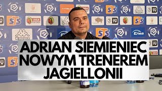 Adrian Siemieniec - nowy trener Jagiellonii Białystok. Pierwsza konferencja prasowa