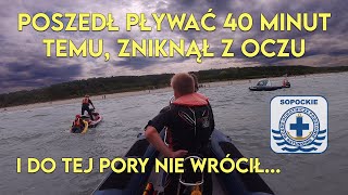 AKCJA RATUNKOWA: Poszedł pływać 40 minut temu, zniknął z oczu i do tej pory nie wrócił