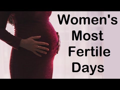 Women's most fertile days for easy conception Women's most fertile days for easy conception