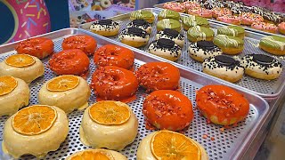 제주에서만 먹을수있는 시그니처 도넛 (한라봉, 녹차, 딸기)/ Signature Donut- Korean street food