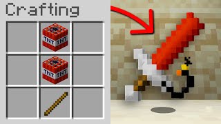 Minecraft, But You Can Craft Swords From Any Block...