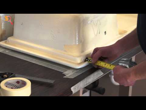 Tommy's Trade Secrets - How to Cut a Sink into a Laminate Worktop Tommy's Trade Secrets - How to Cut a Sink into a Laminate Worktop